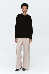 Marle Joni Jumper - Possum/Merino/Silk - Black`