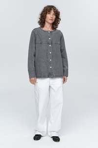Marle Seam Shirt ~ Stone