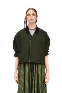 Jackets And Coats: Nom*d Textbook Bomber - Deep Forest