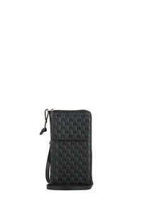 Karen Walker Monogram Phone Wallet - Black
