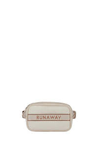 Karen Walker RunawayMini Belt Bag - Macadamia/Chestnut
