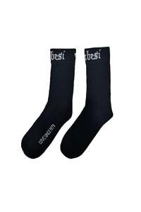 Zambesi: Zambesi Merino Heart Sox - Black/Bone