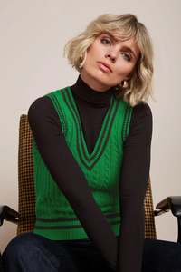 Clearance: King Louie V Neck Spencer - College