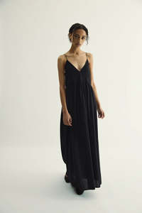 Pharlain Frances Dress - Cotton - Black