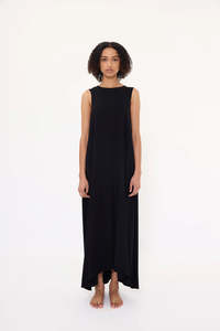 Pharlain Bobby Dress - Dobby Viscose - Black