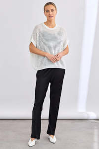 Mia Fratino: Mia Fratino Benji Top - Cotton - Antique White