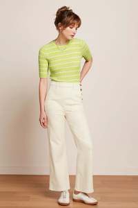 King Louie: King Louie Agnes Rib Top - Sunny- Paradise Green