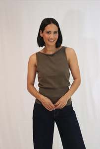 Tatano: Tatano Ivy Cami - Cotton - Chocolate