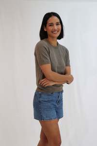 Tatano: Tatano Poppy Tee - Cotton - Mocha