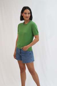 Tatano Poppy Tee - Cotton - Herb Green
