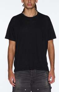 Ksubi SID Linen SS Tee - Jet Black