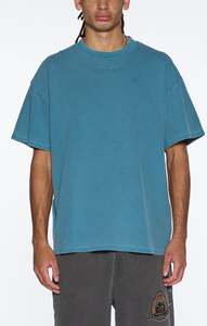 T Shirts: Ksubi SOTT Ekcess Tee Titan - Blue