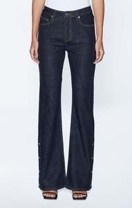 Clearance: Ksubi Soho Original Snaps - Dark indigo