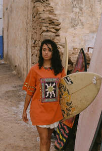 T Shirts: King Csilla Super Deluxe OG Tee - Orange