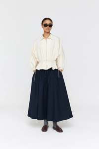 Tops: Ricochet Korda Shirt - Cotton - Ivory