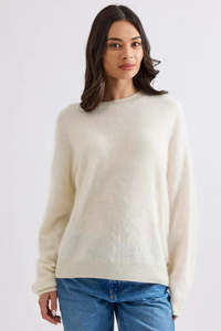 Tops: Mia Fratino Edith Crew - Cashmere/Merino - Polar