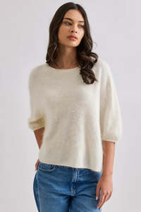 Mia Fratino Eliza Tee - Cashmere/Merino - Polar