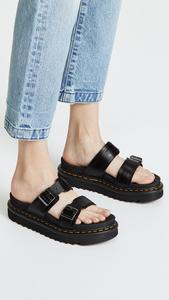 Dr Martens: Dr. Martens Myles Sandal - Athena - Black