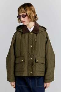Jackets And Coats: Karen Walker Harvest Jacket - Dark Olive
