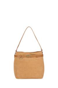 Handbags: Karen Walker Rider Bucket Bag - Tan