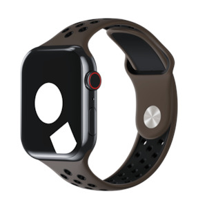 Olive Grey/Black Sport Band Active for Apple Watch