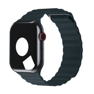 Leather Loop For Apple Watch: Forest Green Leather Loop for Apple Watch