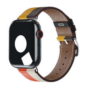 Single Tour For Apple Watch: Orange/Blanc Single Tour for Apple Watch
