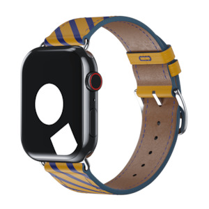 Jaune Ambre/Bleu Saphir Single Tour for Apple Watch