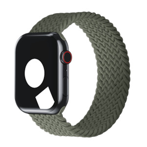 Olive Braided Solo Loop for Apple Watch