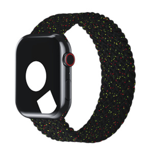 Braided Solo Loop For Apple Watch: Black Unity Braided Solo Loop for Apple Watch