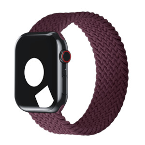 Dark Cherry Braided Solo Loop for Apple Watch