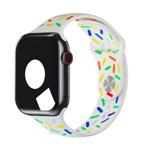 Pride Edition Bands For Apple Watch: Snow Pride Confetti Sport Band for Apple Watch