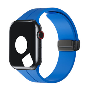 Silicone Bands For Apple Watch: Royal Blue D-Buckle Sport Band for Apple Watch