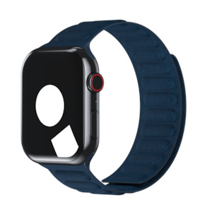 Nylon Bands For Apple Watch: Pacific Blue Magnetic Link for Apple Watch