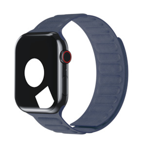 Nylon Bands For Apple Watch: Blue Magnetic Link for Apple Watch