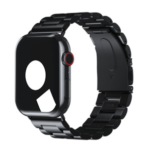 Stainless Steel Bands For Apple Watch: Space Black Tri-Link Bracelet for Apple Watch