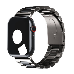 Silver/Space Black Tri-Link Bracelet for Apple Watch