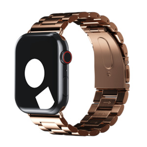 Rose Gold Tri-Link Bracelet for Apple Watch