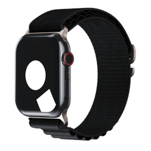 Black Alpine Loop for Apple Watch