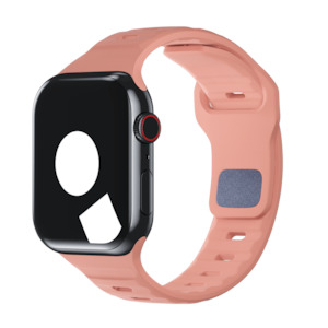 Pink Bands For Apple Watch: Pink Sand Sport Band Groove for Apple Watch