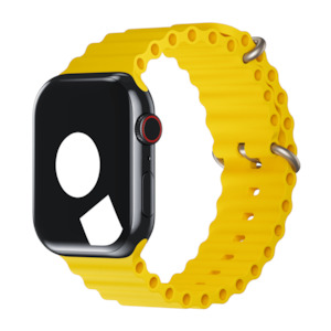 Yellow Bands For Apple Watch: Yellow Ocean Band for Apple Watch