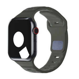 Dark Grey Sport Band Groove for Apple Watch