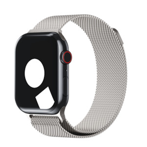 Silver Milanese Loop for Apple Watch