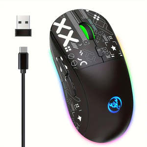 Electronics: Tech Three-mode Wireless Mouse, RGB