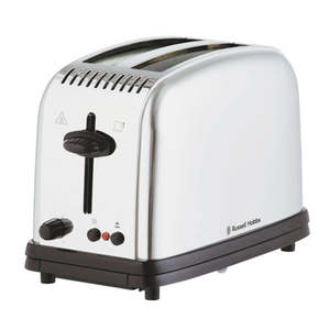 Appliances: Kitchen Toaster Russell Hobbs Classic Brushed 2 Slice