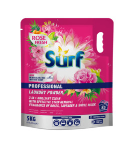 Laundry: Surf 5kg Rose Fresh Professional Laundry Powder Pouch