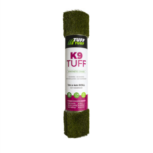 Outdoor - Tuff Turf 4m x 1m x 25mm K9 Pile Synthetic Turf - Pre-packed Roll
