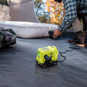 Camping: Inverter Ryobi 18V 120W ONE+ Battery Power Source