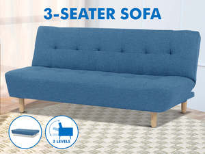 Sofas Armchairs: Home Boxx Sofa Bed BLUE