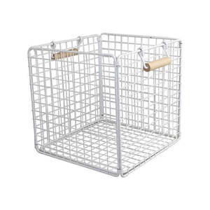 Kitchen Storage Accessories: Kitchen Boxsweden Large White Toska Wire Basket
